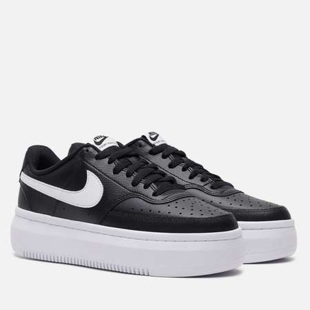 Кроссовки Nike Wmns Court Vision Alta, цвет чёрный, размер 39 EU