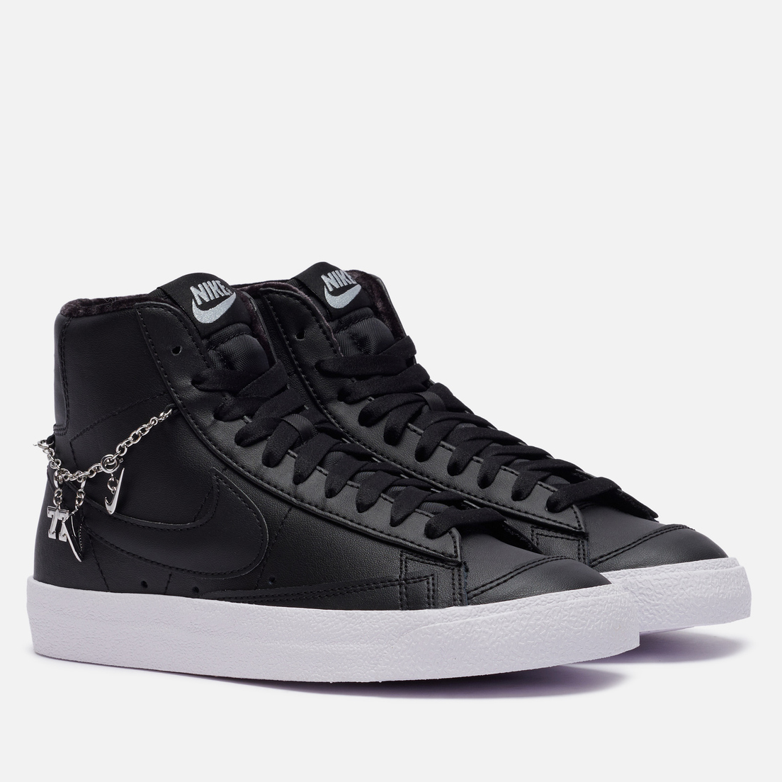 Nike blazer mid womens black on sale