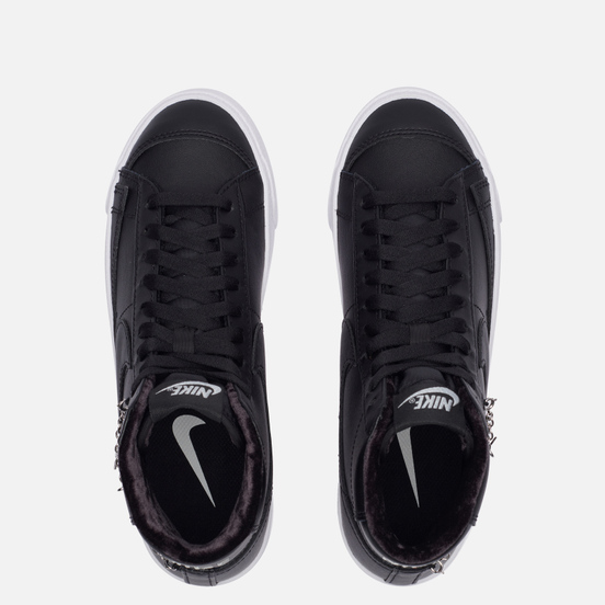Женские кроссовки Nike Blazer Mid 77 LX Black/Black/Metallic Silver