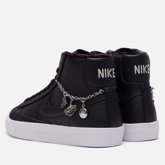 Женские кроссовки Nike Blazer Mid 77 LX Black/Black/Metallic Silver