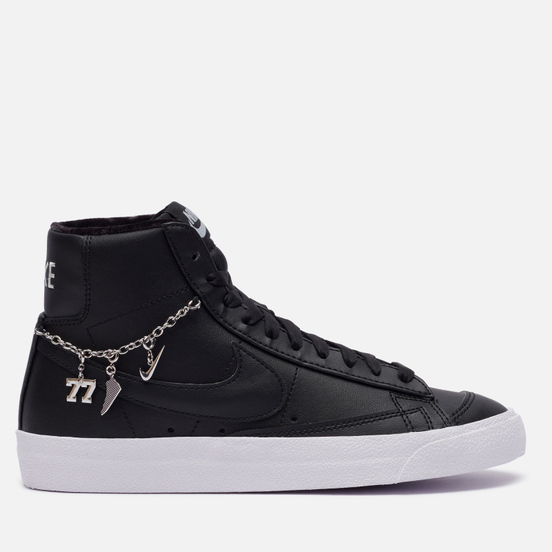 Женские кроссовки Nike Blazer Mid 77 LX Black/Black/Metallic Silver