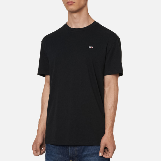 Мужская футболка Tommy Jeans Classics Organic Cotton Crew Neck Black