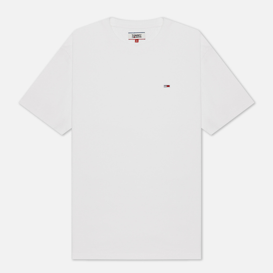 Мужская футболка Tommy Jeans Classics Organic Cotton Crew Neck White