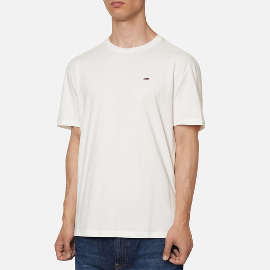 Мужская футболка Tommy Jeans Classics Organic Cotton Crew Neck White