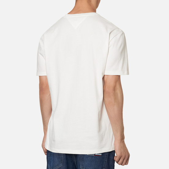 Мужская футболка Tommy Jeans Classics Organic Cotton Crew Neck White