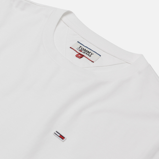 Мужская футболка Tommy Jeans Classics Organic Cotton Crew Neck White