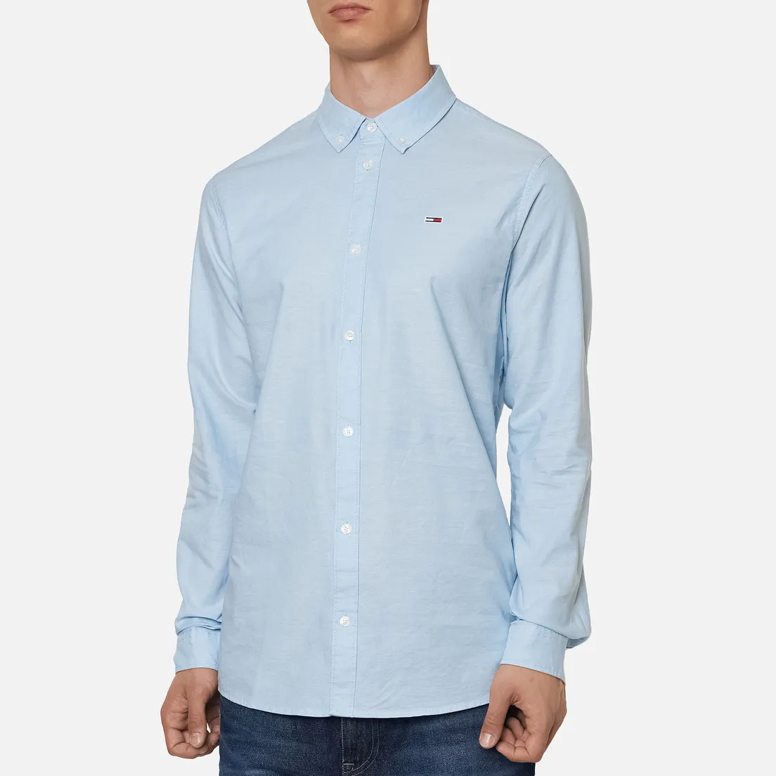 Tommy Jeans Мужская рубашка Stretch Oxford