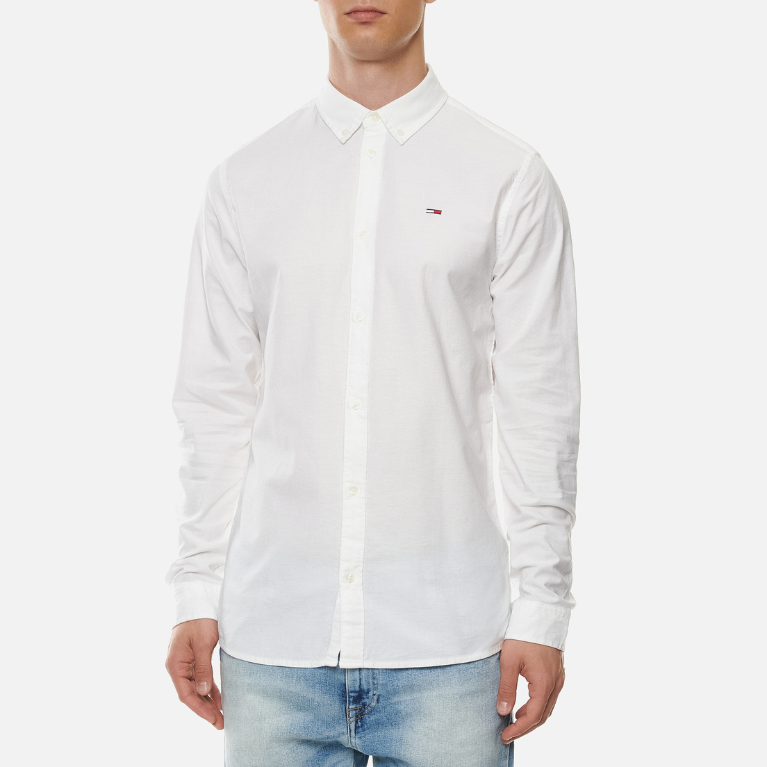 Tommy Jeans Мужская рубашка Stretch Oxford Slim Fit