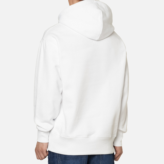 Мужская толстовка Tommy Jeans Tommy Badge Organic Cotton Hoodie White