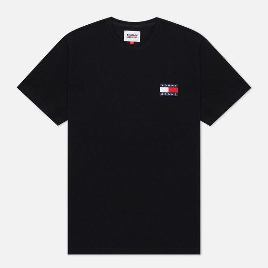 Мужская футболка Tommy Jeans Tommy Badge Regular Fit Black