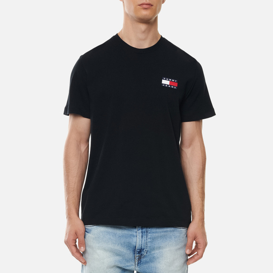 Мужская футболка Tommy Jeans Tommy Badge Regular Fit Black
