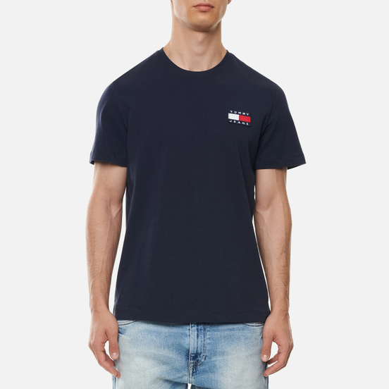 Мужская футболка Tommy Jeans Tommy Badge Regular Fit Twilight Navy