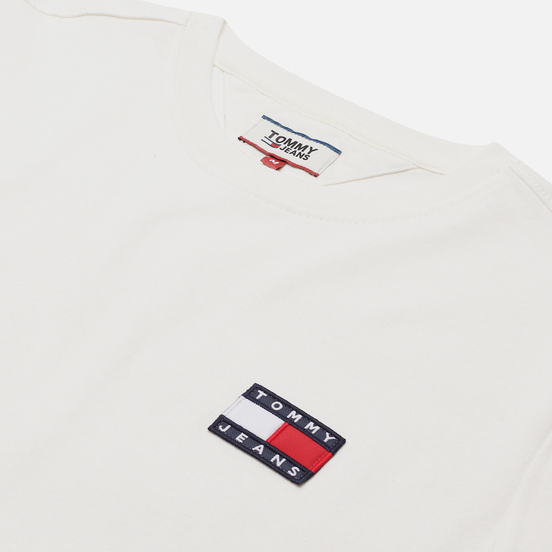 Мужская футболка Tommy Jeans Tommy Badge Regular Fit White