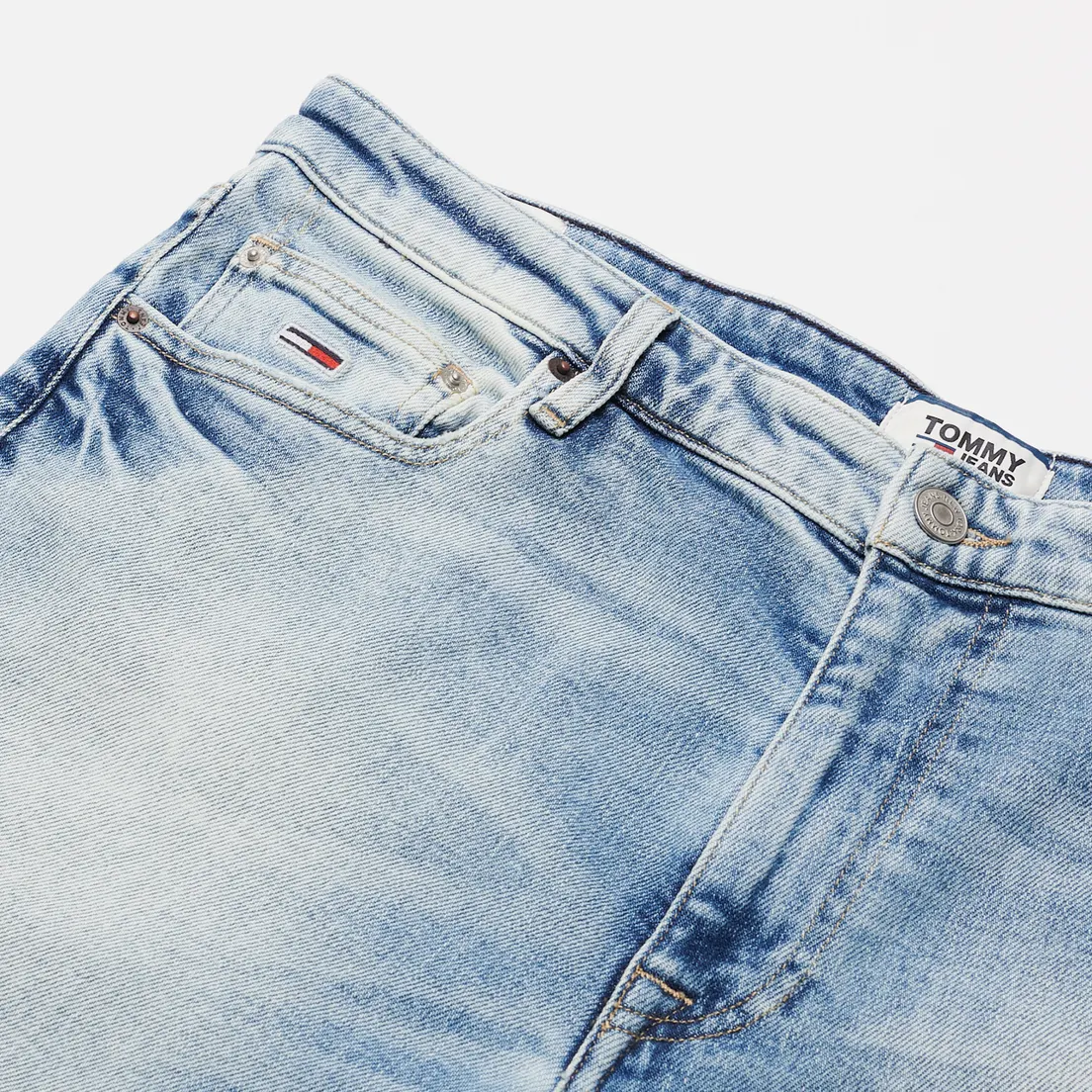 Tommy Jeans Мужские джинсы Straight Leg Comfort Fit Stretch 14.2 Oz