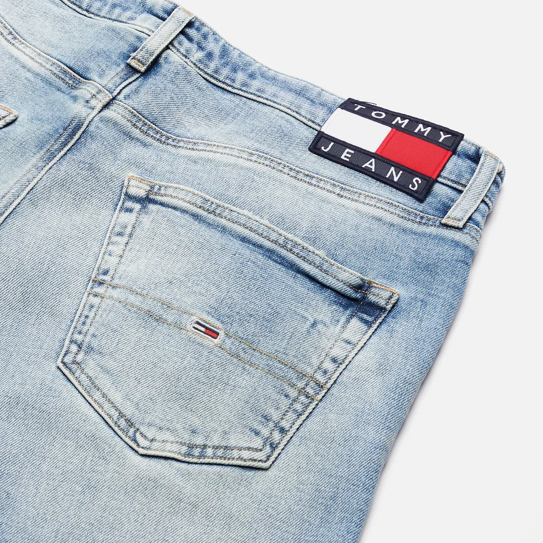 Tommy Jeans Мужские джинсы Straight Leg Comfort Fit Stretch 14.2 Oz