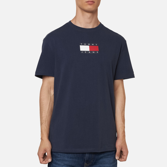 Мужская футболка Tommy Jeans Small Flag Twilight Navy