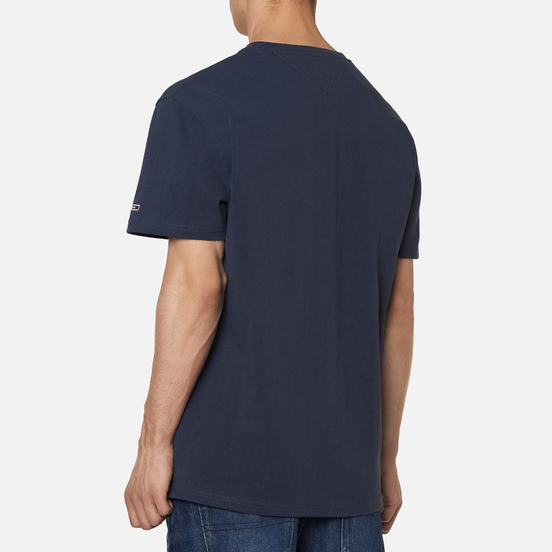 Мужская футболка Tommy Jeans Small Flag Twilight Navy