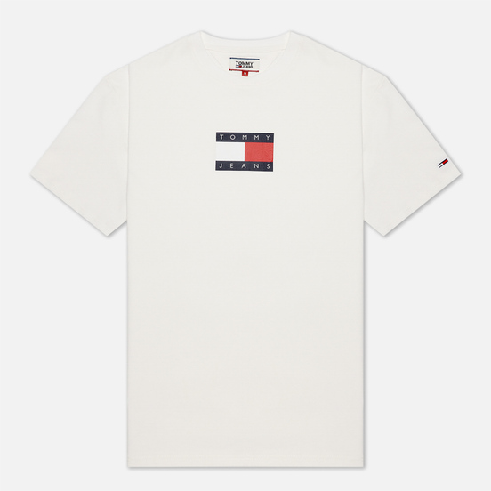Мужская футболка Tommy Jeans Small Flag White