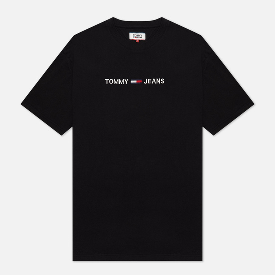 Мужская футболка Tommy Jeans Logo Organic Cotton Jersey Black