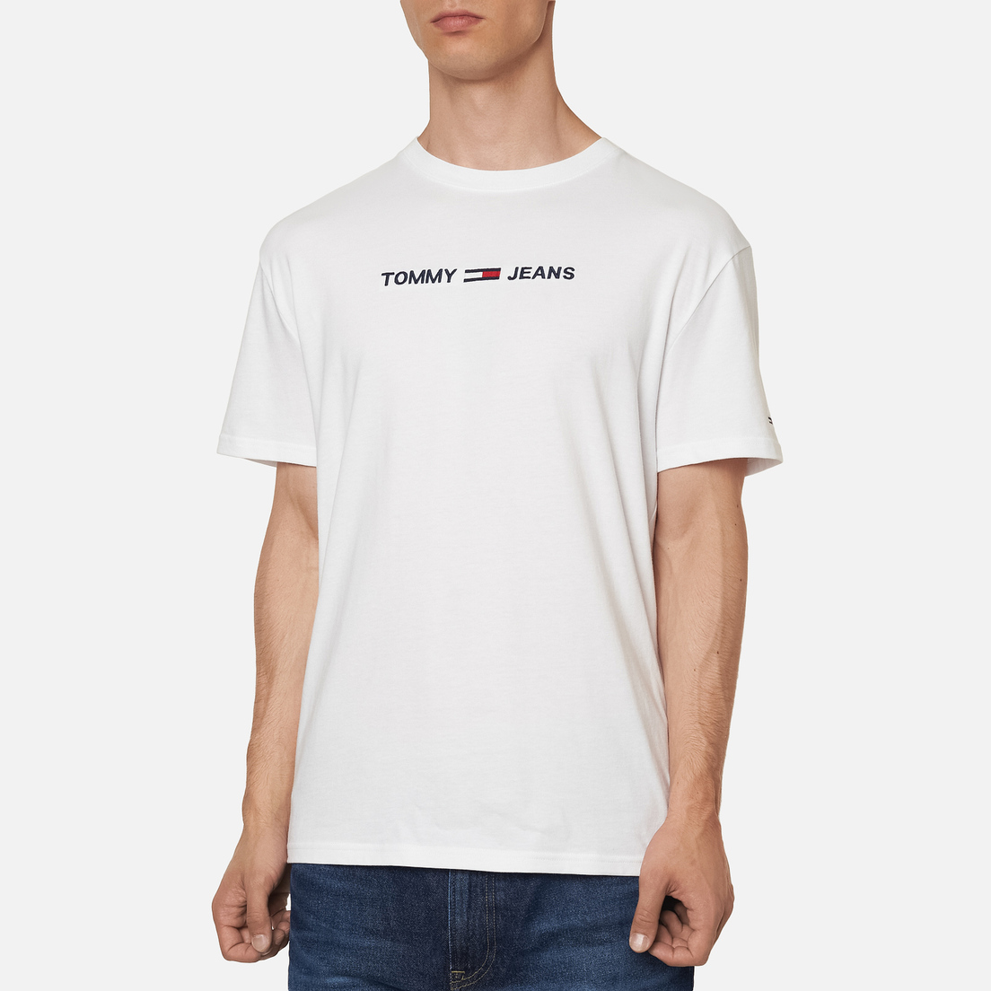 Tommy Jeans Мужская футболка Logo Organic Cotton Jersey