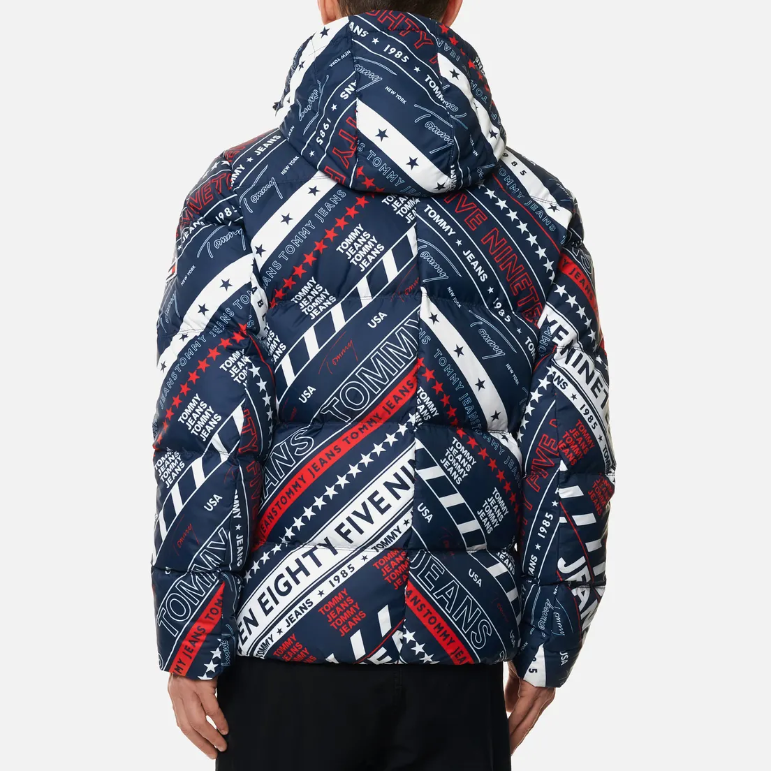 Tommy Jeans Мужской пуховик All-Over Logo Down