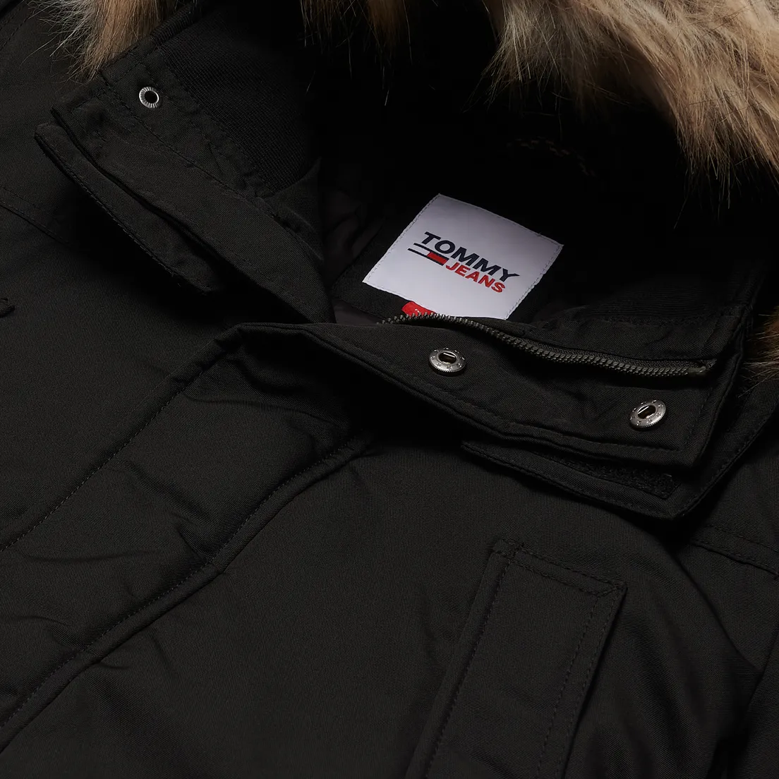 Tommy Jeans Мужская куртка парка Fur Trim Hooded