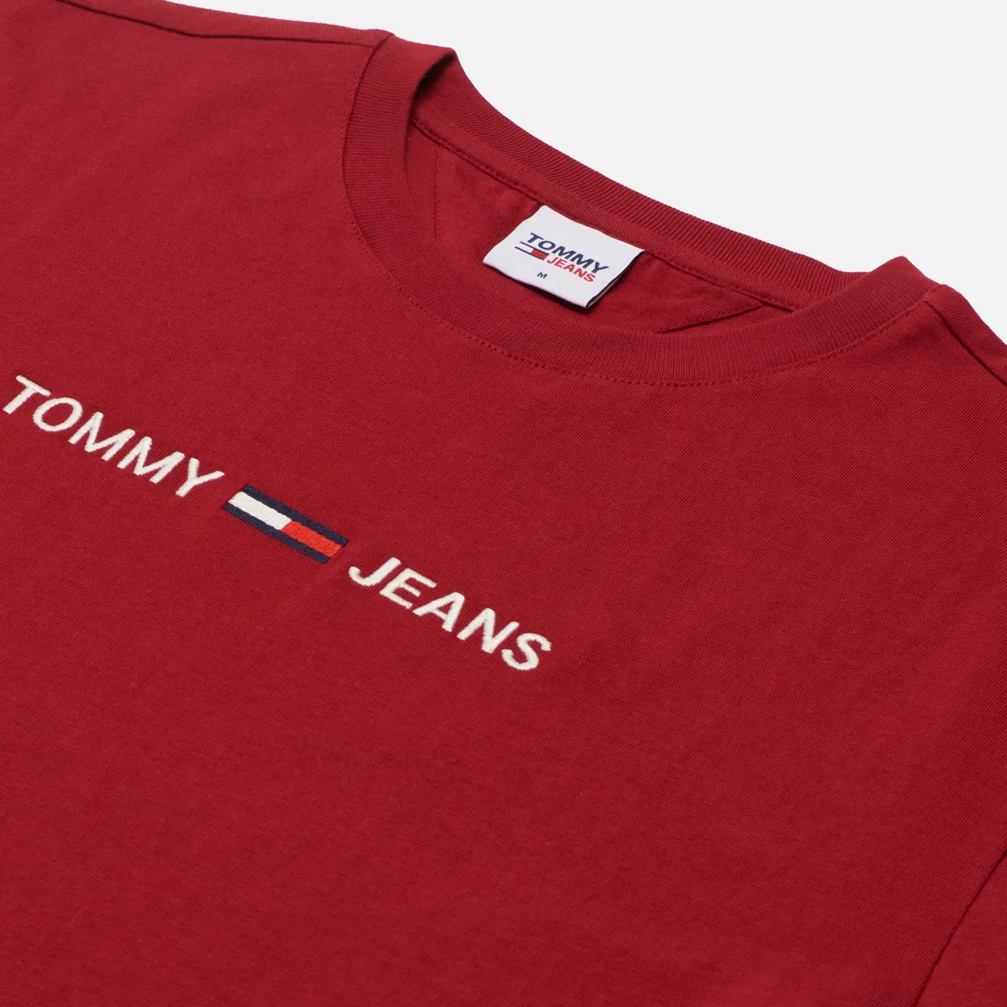 Tommy Jeans Мужская футболка Straight Logo Regular Fit