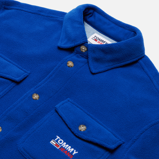 Мужская рубашка Tommy Jeans Polar Fleece Providence Blue