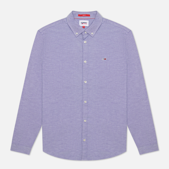 Мужская рубашка Tommy Jeans Stretch Oxford Slim Fit Court Blue