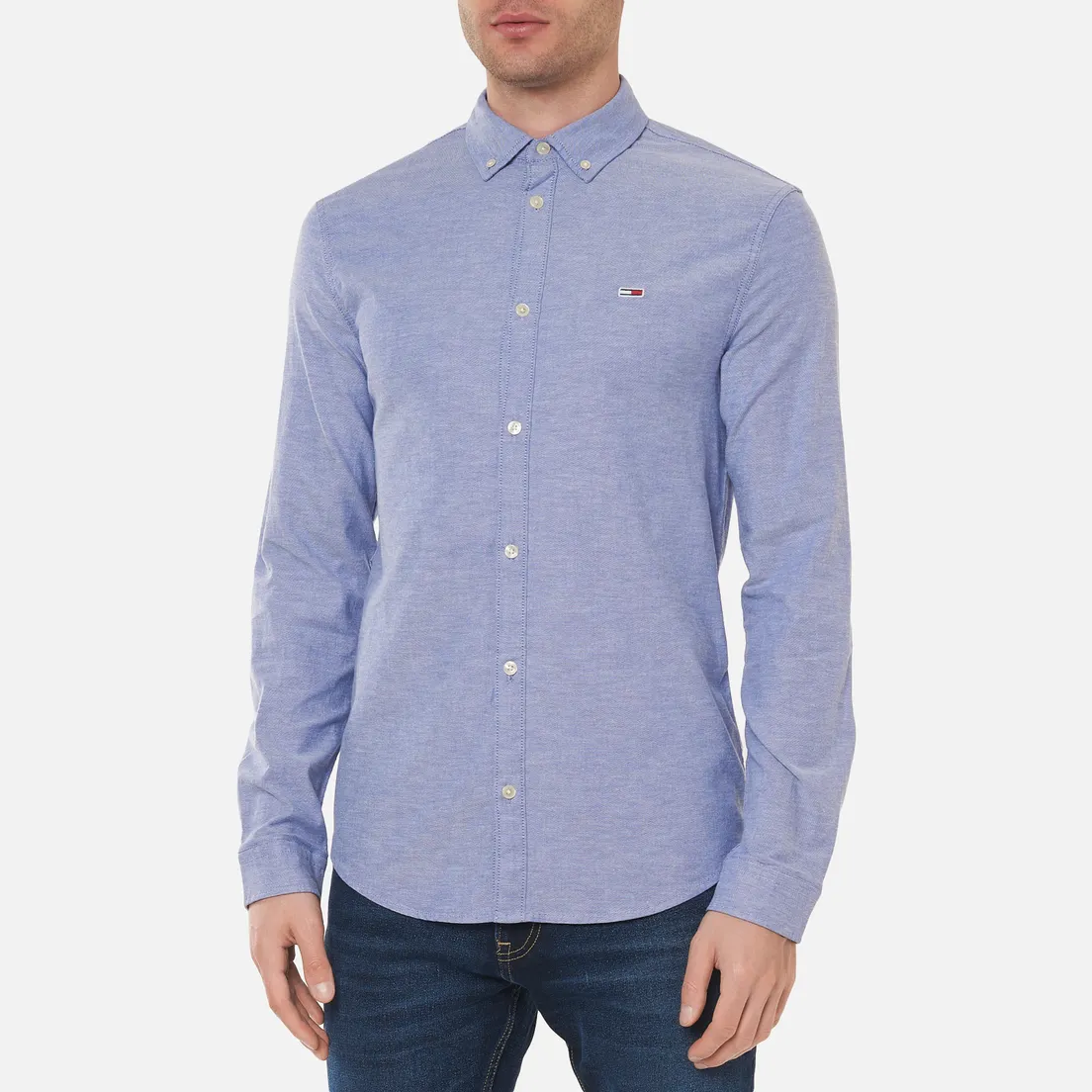 Tommy Jeans Мужская рубашка Stretch Oxford Slim Fit