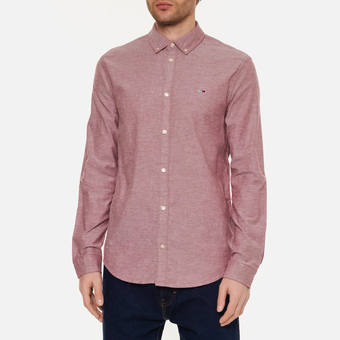 Tommy Jeans Мужская рубашка Stretch Oxford Slim Fit