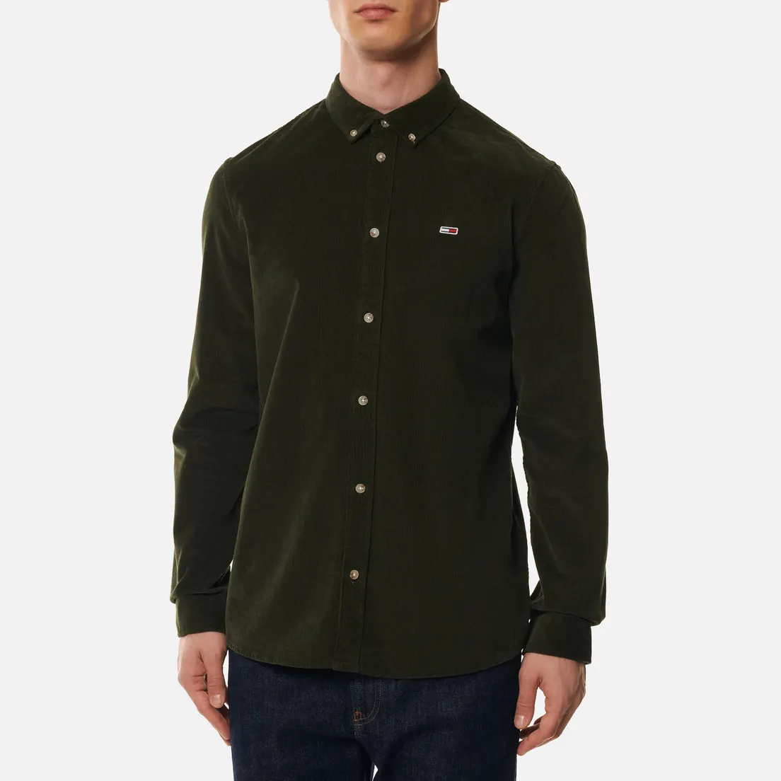 Tommy Jeans Мужская рубашка Corduroy Regular Fit