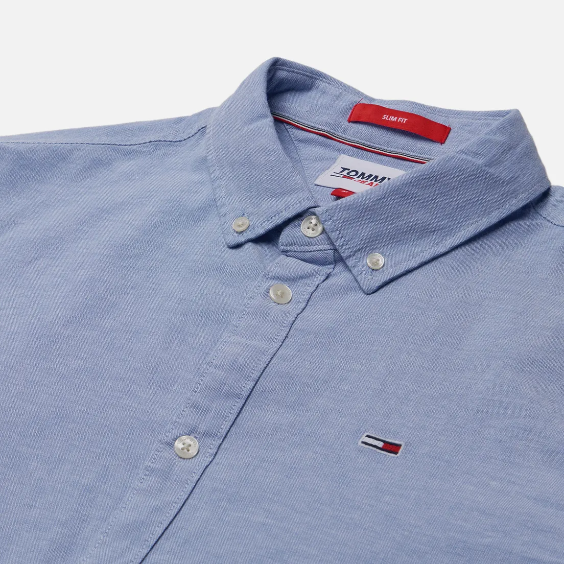 Tommy Jeans Мужская рубашка Stretch Oxford Cotton Slim Fit