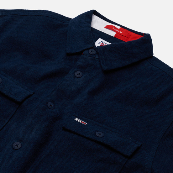Мужская рубашка Tommy Jeans Soft Organic Cotton Overshirt Twilight Navy
