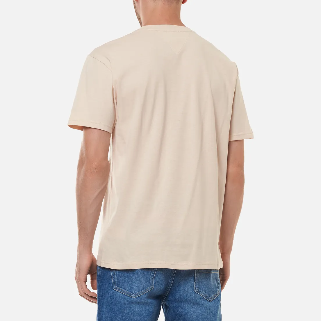 Tommy Jeans Мужская футболка Small Text Logo Embroidery
