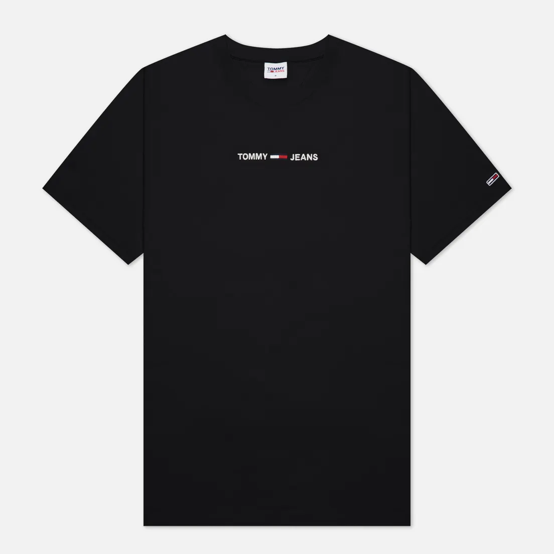 Tommy Jeans Мужская футболка Small Text Logo Embroidery