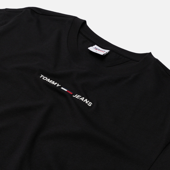 Мужская футболка Tommy Jeans Small Text Logo Embroidery Black