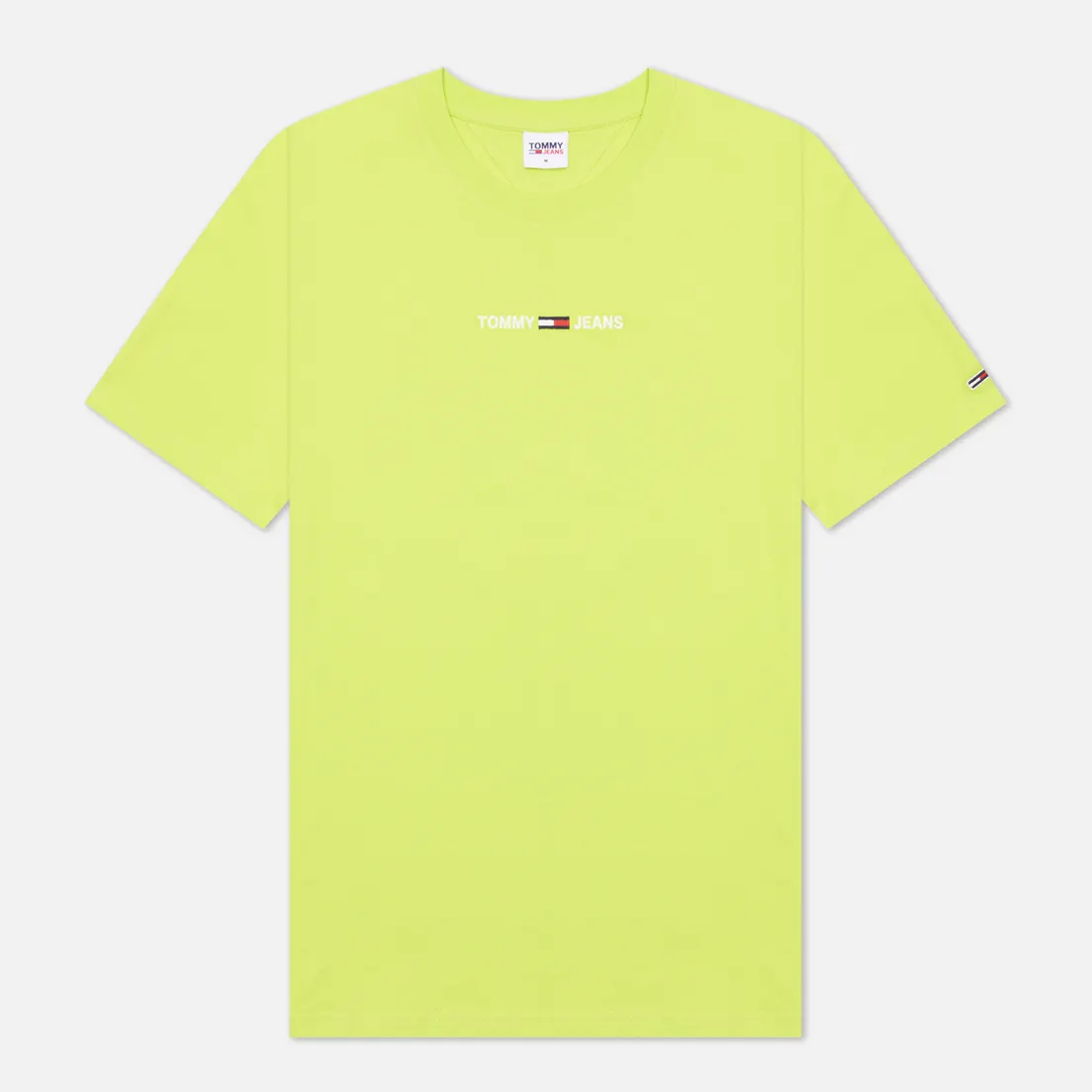 Tommy Jeans Мужская футболка Small Text Logo Embroidery