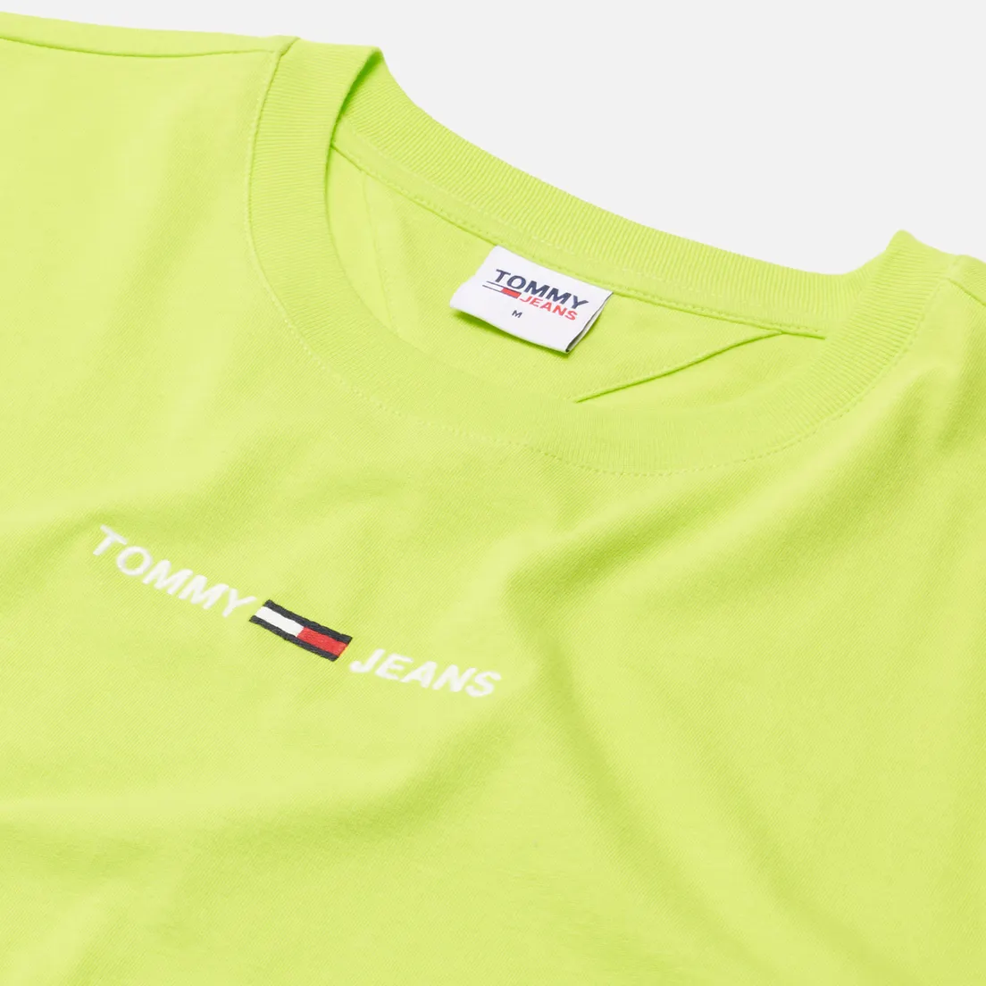 Tommy Jeans Мужская футболка Small Text Logo Embroidery