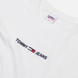 Мужская футболка Tommy Jeans Small Text Logo Embroidery White фото - 1