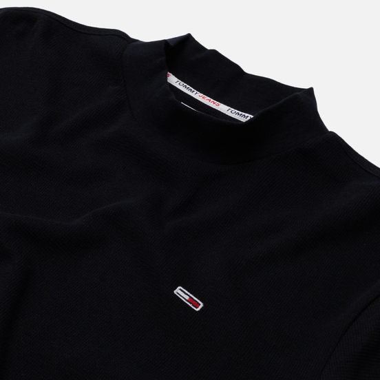 Мужской лонгслив Tommy Jeans High Neck Black