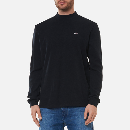 Мужской лонгслив Tommy Jeans High Neck Black