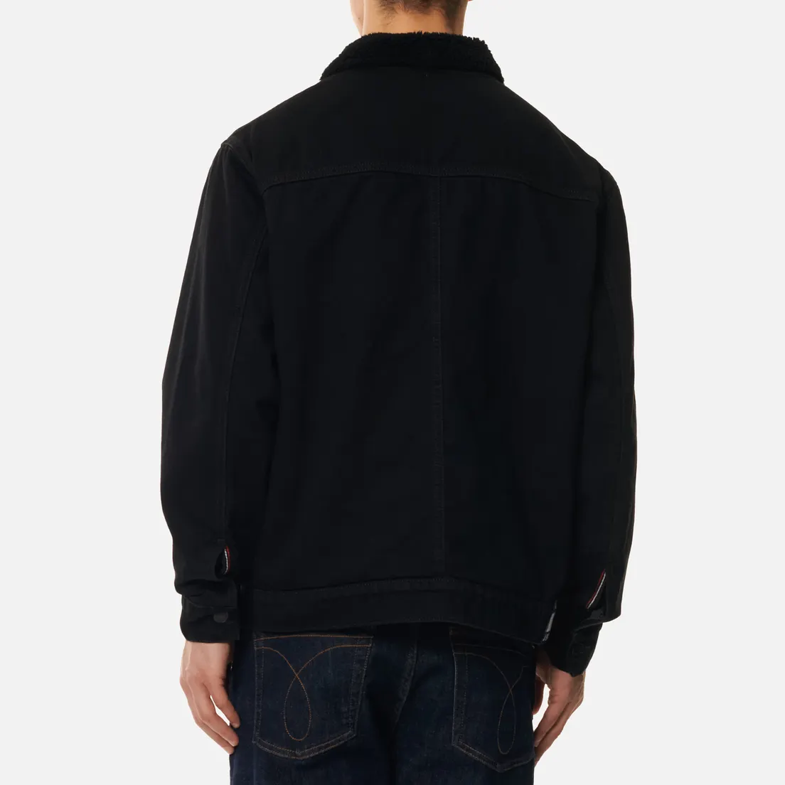 Tommy Jeans Мужская джинсовая куртка Sherpa Lined Oversized Denim Trucker