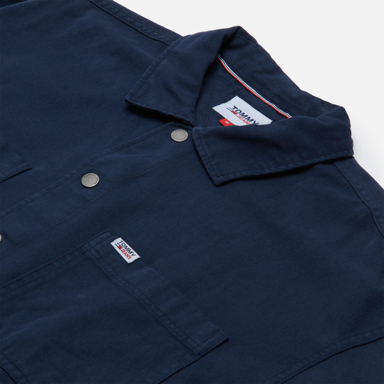 Мужская рубашка Tommy Jeans Lightweight Twill Overshirt Twilight Navy