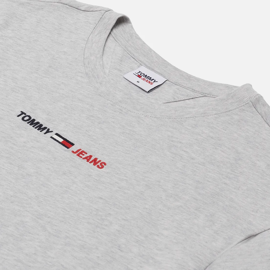 Tommy Jeans Мужская футболка Linear Logo Organic Cotton