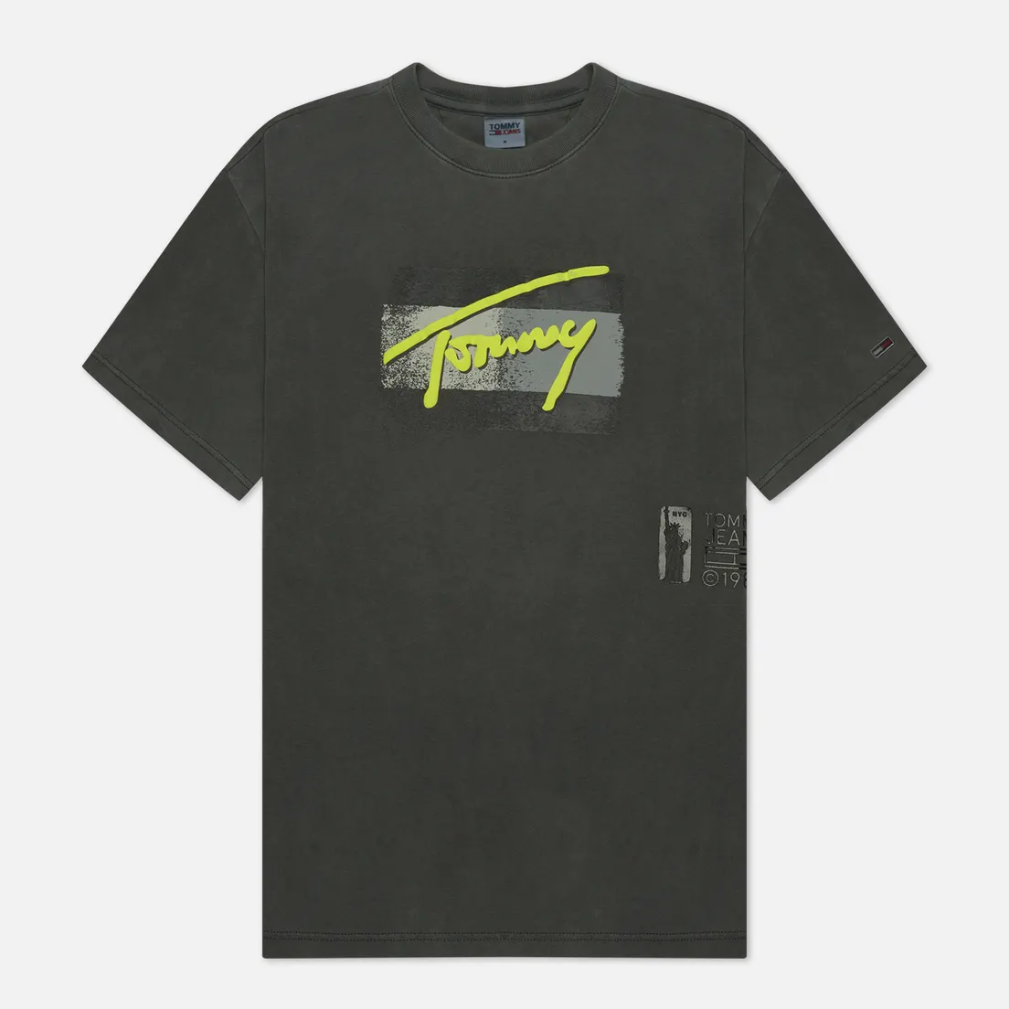 Tommy Jeans Мужская футболка Vintage Signature Organic Cotton