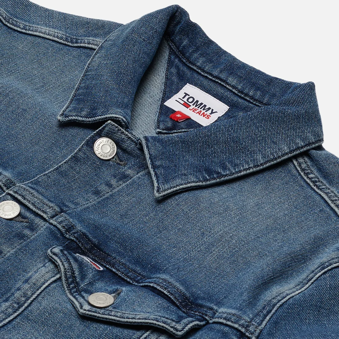 Tommy Jeans Мужская джинсовая куртка Denim 13 Oz Faded Regular Trucker