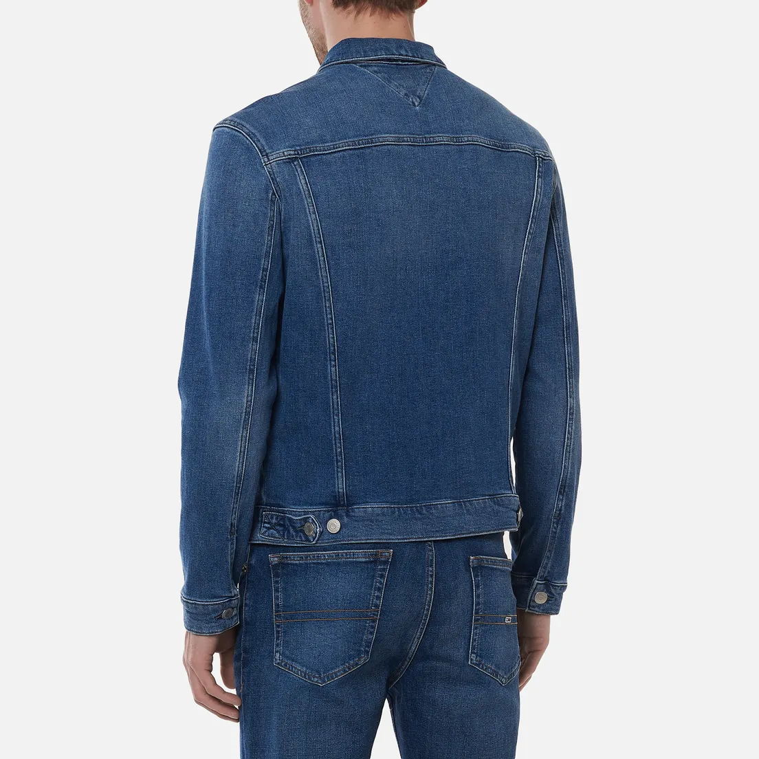 Tommy Jeans Мужская джинсовая куртка Denim 13 Oz Faded Regular Trucker