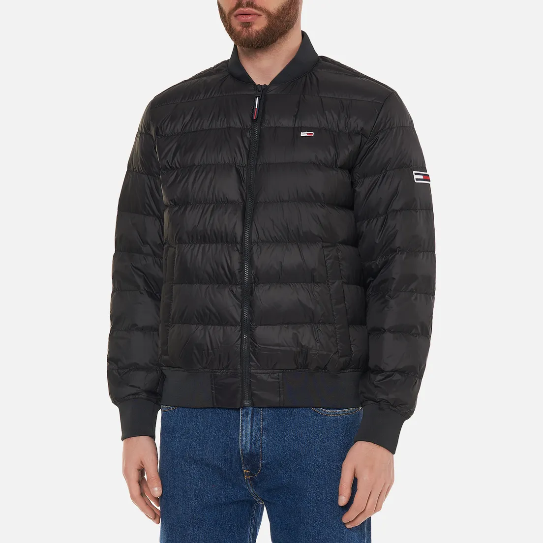 Tommy Jeans Мужская куртка бомбер Light Down Quilted