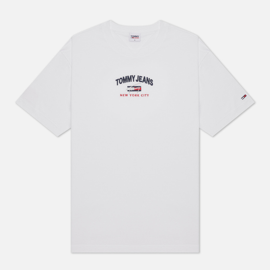 Мужская футболка Tommy Jeans Timeless Tommy Script White